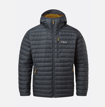 Куртка чоловічаі пухова Rab Microlight Alpine Jacket куртка чоловіча, Beluga, L (RB QDB-12-BE-L)