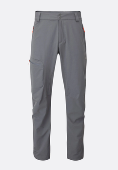 Штаны мужские Rab Incline Pants, Graphene, XXL (38 Regular) (RB QFV-01-GRH-38-RG)