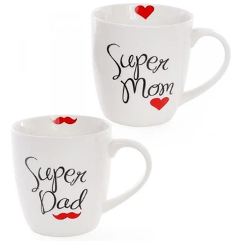 Кружка порцелянова "Моя супер сім'я" 520мл ( "Super Dad"&"Super Mom") (257368)