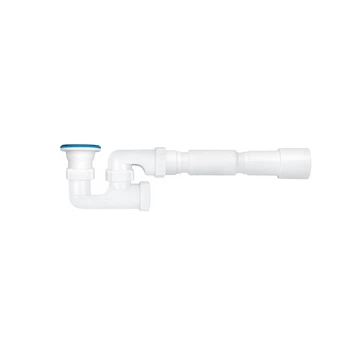 Сифон для душевого поддона ANIplast 1 1/2"х40 мм с ревизией, с гибкой трубой 40х40/50 Е216EU