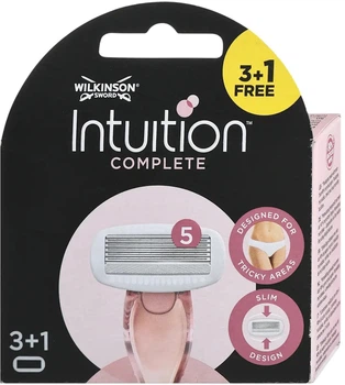 Картриджі для гоління Wilkinson Sword Intuition Complete 3 + 1 шт (4027800006465)