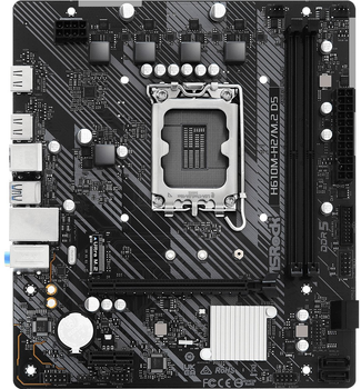 Материнська плата ASRock H610M-H2/M.2 mATX  LGA1700 DDR4 (s1700, Intel H610, PCI-Ex16)