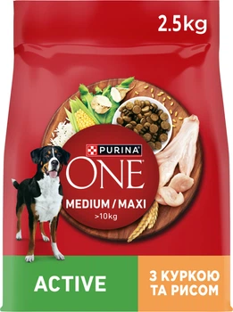 Сухий корм Purina One MedMax Active для активних дорослих собак середніх та великих порід