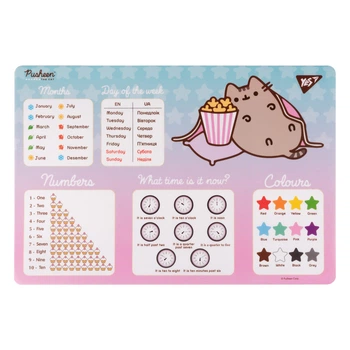 Подкладка настольная YES, Pusheen, (492260)