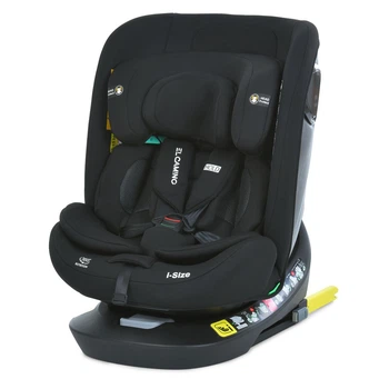 Дитяче автокрісло El Camino ME 1188 i-HOLD Black группа 0+I, II, III от 0 до 36 кг ISOFIX