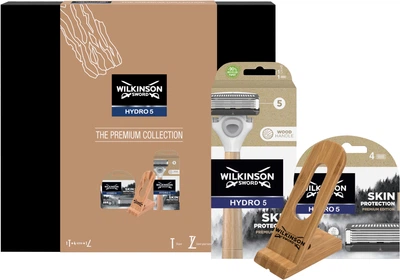 Набір для гоління Wilkinson Sword Hydro 5 Premium Collection 1+4 шт (4027800264704)