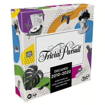 Настільна гра Hasbro Astar TRIVIAL PURSUIT Десятиліття 2010–2020 (фінською мовою) F2706FIN (5010993900435)