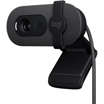 Веб - камера Logitech Brio 100 Full HD Webcam Graphite (960-001585, 960-001587)
