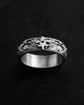 Серебряное кольцо LYKKE (Japanese Hieroglyph) Reytel 00052519 20.5