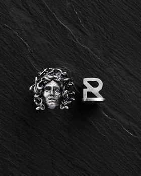 Срібна моносережка MEDUSA GORGON Reytel 1197103