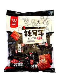Упаковка мини латяо острая вегетарианская Shuang Jiao Mini-Latiao Big pack