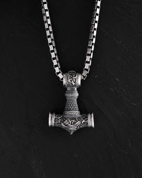 Серебряный кулон - молот Тора THORAXE Reytel 1192005