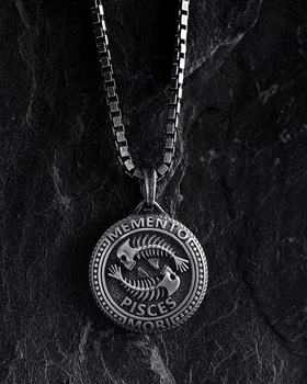 Кулон Знак зодіаку - PISCES. MEMENTO MORI (риби) Reytel 1194671