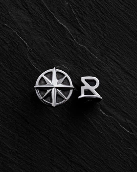 Моносережка COMPASS (біле золото) Reytel 69042407