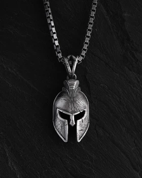 Серебряный кулон SPARTAN HELMET Reytel 69041361