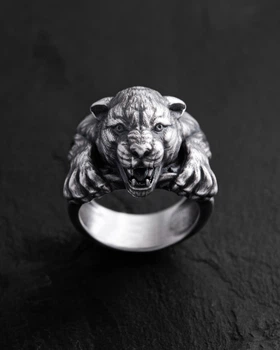 Серебряное кольцо PANTHER Reytel 69043474 20