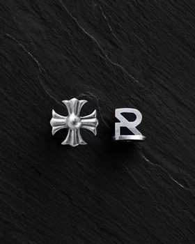 Серебряная моносерьга CROIX DES TEMPLIERS Reytel 69043138