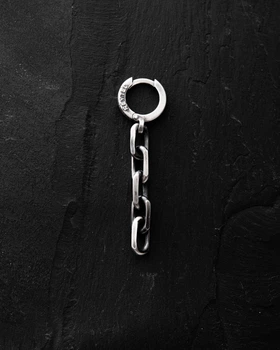Срібна сережка - кільце CHAIN Reytel 1196581