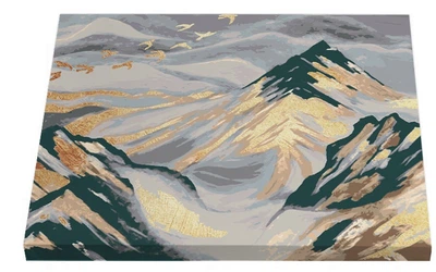 Картина по номерам Riviera Blanca Светящиеся горы 40x50 см (RB-0725) (4821313001074)