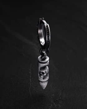 Срібна моносережка BULLET. MEMENTO MORI Reytel 69042935