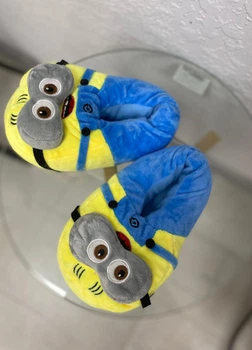 Тапочки кигуруми Миньон My Kigu домашние плюшевые детские домашние тапки мягкие для девочек желтый 26-30 (Д315641)