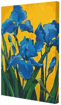 Картина по номерам Riviera Blanca Голубые ирисы 28x40 см (RB-0544) (4829100550071)