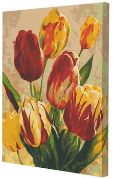 Картина по номерам Riviera Blanca Солнечные тюльпаны 40x50 см (RB-0541) (4829100550040)