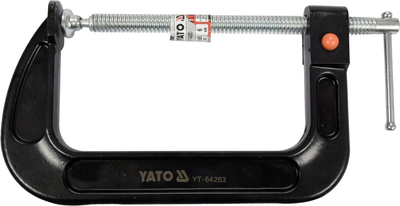 Ścisk YATO typu C z szybkim przesuwem śruby 150 x 85 mm 6" x 3" (YT-64263)