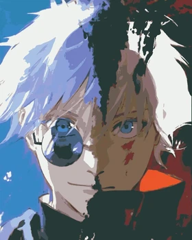 Картина за номерами Riviera Blanca Gojo Satoru 40x50 см (4820070010510) (RB-1020)