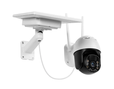 Солнечная Wi Fi камера видеонаблюдения TQ5 Icsee с аккумулятором и беспроводной передачей данных