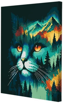 Картина по номерам Riviera Blanca Котовый лес 40x50 см (RB-1097)