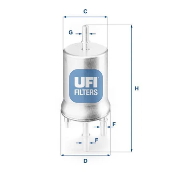 Фільтр паливний Ufi 31.832.00