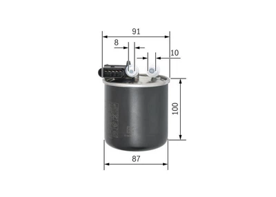 Фільтр паливний Bosch F 026 402 838