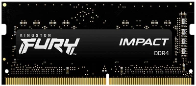Оперативна пам'ять SO-DIMM 16GB Kingston HyperX Fury Impact DDR4 3200 MHz (KF432S20IB/16)