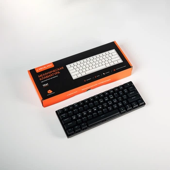 Клавиатура проводная Cyberlynx механическая Red Switches с LED подсветкой черная