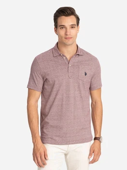 Поло довге чоловіче U.S. Polo Assn 11C023-1O00A(Maroon Banner) XL Бордове (786660409567)