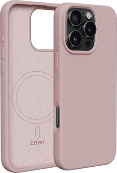 Etui plecki Etteri Silicone Mag do Apple iPhone 16 Pro Max Light Pink (5907457790483)