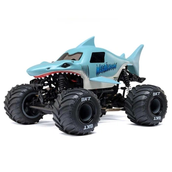 Машинка на радиоуправлении Losi Mini LMT Megalodon 1/18 4x4 Brushed RTR Monster Truck (Battery & Charger)