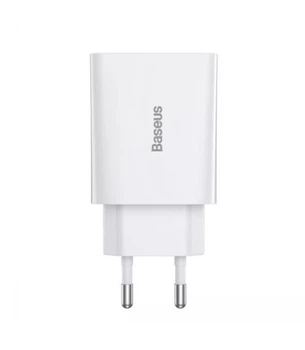 Мережевий зарядний пристрій Baseus Speed Mini PD Charger 20W (1 Type-C) White