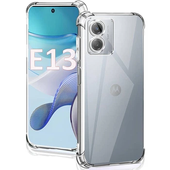 TPU чехол GETMAN Ease усиленные углы Full Camera для Motorola Moto E13