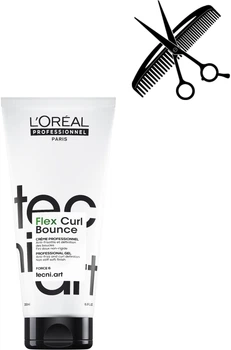 Професійний крем L'Oreal Professionnel Paris tecni.art Flex Curl Bounce Cream для стійких виражених кучерів з Антистатичним ефектом 200 мл (3474637273941)