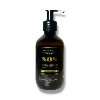 Шампунь для восстановления поврежденных волос Monmar SOS Shampoo Brazil Gold 300 мл