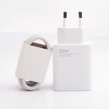 Зарядное устройство Xiaomi 33W блок + кабель Type C (6А) MDY-11-EZ (без коробки) Турбо QC3, QC4, быстрая зарядка Mi Turbo Charge для смартфона, планшета Сяоми, Ксиоми, Poco, Redmi Note
