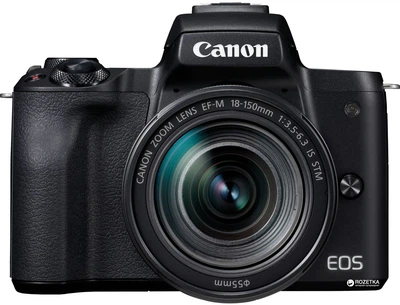 Фотоаппарат Canon EOS M50 Kit 18-150 IS STM Black (2680C056AA)