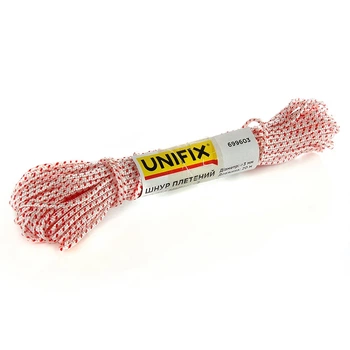 Шнур плетений поліамідний (капроновий) 3мм 20м UNIFIX (699603)