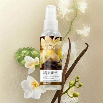 Avon Освіжаючий лосьйон-спрей для тіла «Ніжна ваніль» 100 мл