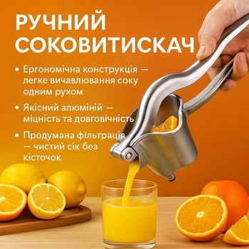 Ручная соковыжималка Hand Juicer для фруктов сока с зажимом