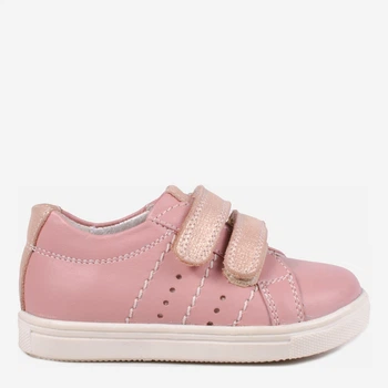 Детские кожаные кеды для девочки Irbis 539_pink 21 Розовые (ir2373061147)