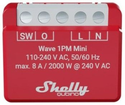 Інтелектуальний перемикач Shelly Relais Wave 1PM Mini Z-Wave (3800235269145)