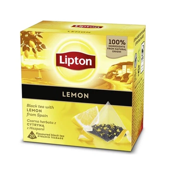 Чай Lipton Lemon черный ароматизированный 1.8 г. х 20 пак.(5063270110911)